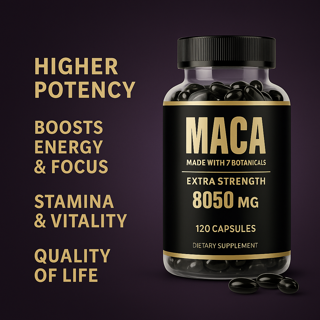 Vitality Complex — Maca, Ginseng & Ashwagandha Blend wellvy store