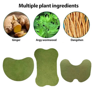 Herbal Heat Therapy Patches for natural pain relief and muscle relaxation – ideal for neck, shoulder, back, and knee pain management