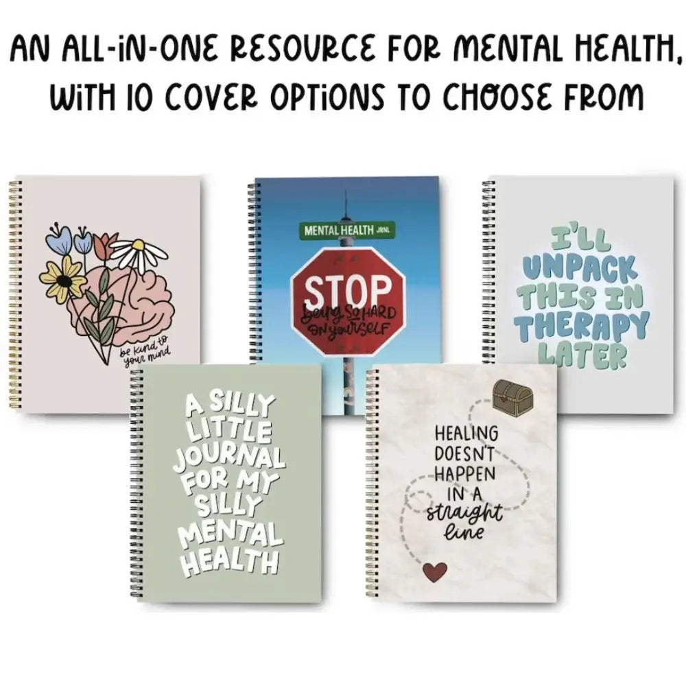 Mental Health & Well-Being Notebook: Office Wall Stationery Organizer