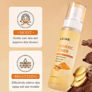 AILKE Organic Turmeric Vitamin C Facial Essence Toner – Anti-Acne, Brightening & Hydrating (100ml) wellvy wellness store