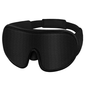 WELLVY 3D Contoured Sleep Mask – 100% Light Blocking, Ultra-Soft, Breathable Eye Mask for Deep Sleep, Travel & Relaxation