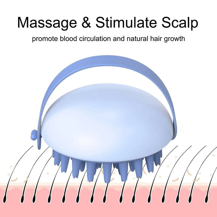 Head Scalp Massage Brush Comb - wellvy wellness store