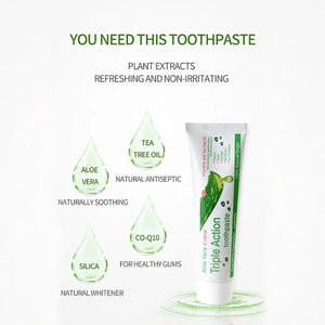 MOONBIFFY 100% Natural Herbal Toothpaste – Whitening & Fresh Breath Formula, 100ml - wellvy wellness store