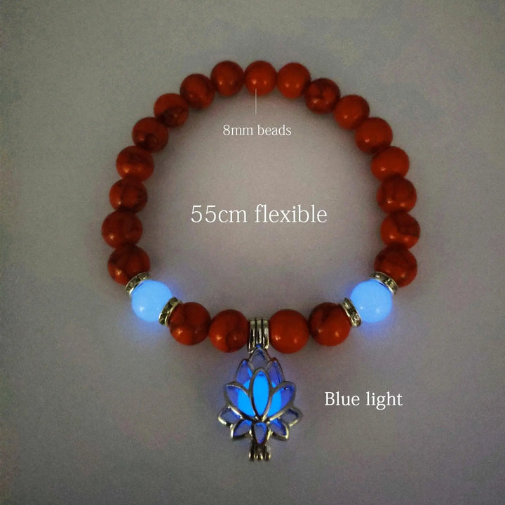 Natural Stone Yoga Bracelet, Healing, meditation - wellvy wellness store