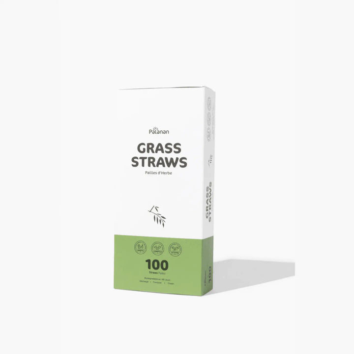 100 Grass Straws - wellvy wellness store