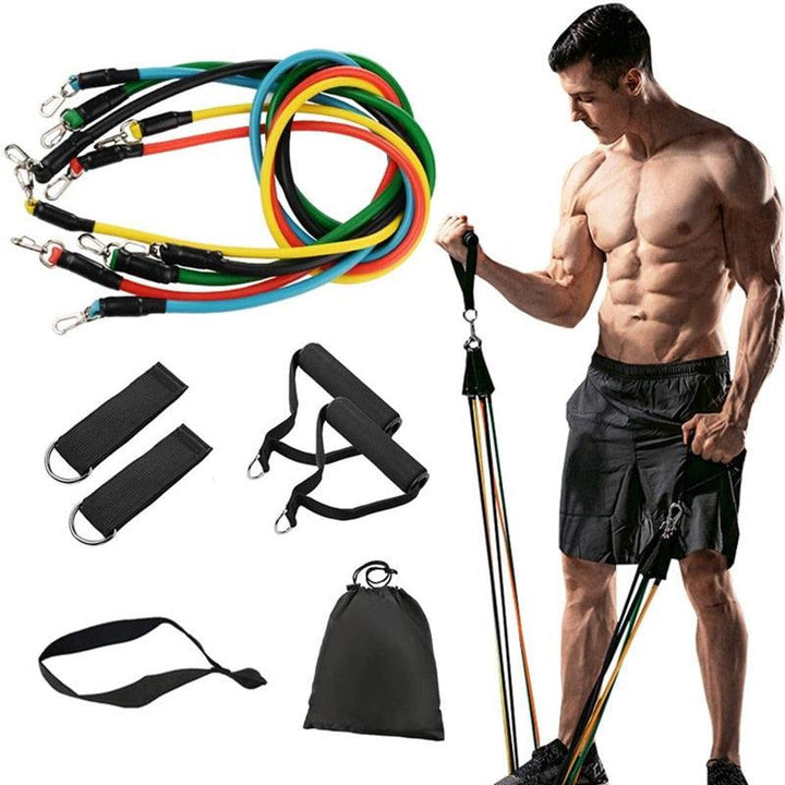 100 LBS Resistance Bands Exercise Set