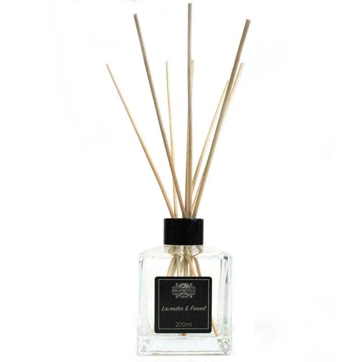 200ml Lavender & Fennel Essential Oil Reed Diffuser - wellvy wellness store