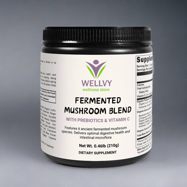 WELLVY Fermented Mushroom Blend: Immune-Boosting Superfood Supplement - wellvy wellness store