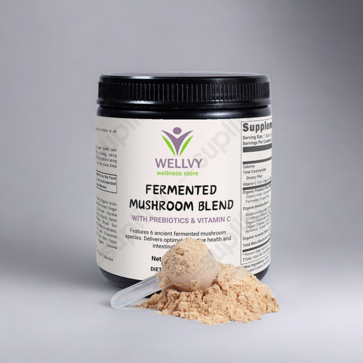 WELLVY Fermented Mushroom Blend: Immune-Boosting Superfood Supplement - wellvy wellness store