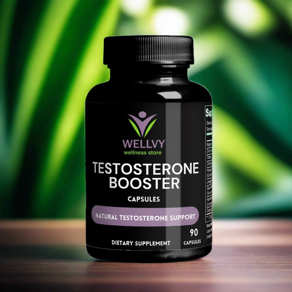 WELLVY Testosterone Booster: Potent Formula with Natural Ingredients - wellvy wellness store