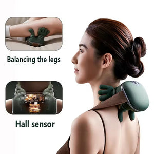 Electric Neck And Shoulder Muscle Massager Wireless Shoulder And Back Kneading Massage Shawl Neck Masajeador Relax Pain Relief wellvy store