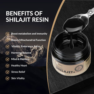 ROLI&ROLA Pure Himalayan Shilajit Resin – 50g | Gold Grade, Natural Energy & Vitality Booster