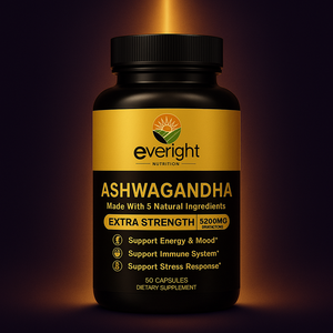 Everight Ashwagandha Complex – 5200mg 5-in-1 Energy, Stress & Immune Support wellvy wellness store
