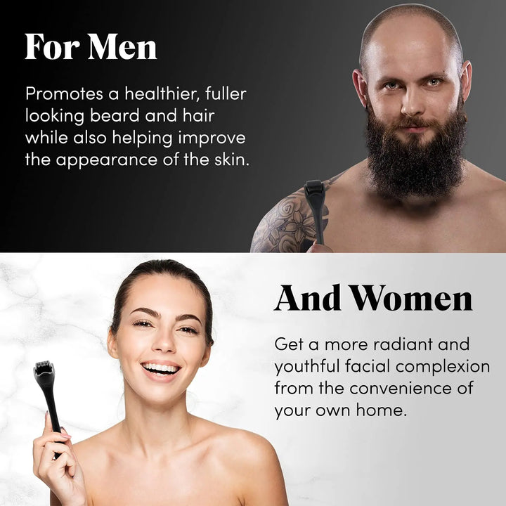 Derma Roller for Skin, Beard & Hair Growth - wellvy wellness store
