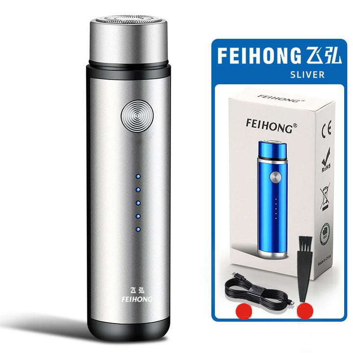 Feihong Mini Electric Portable Shaver Razor for Men