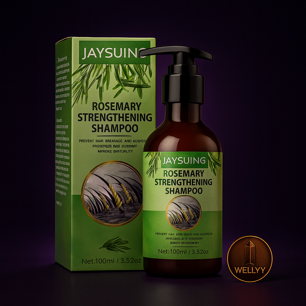 Rosemary Hair Growth Shampoo – Strengthen, Nourish & Prevent Hair Loss wellvy wellness store