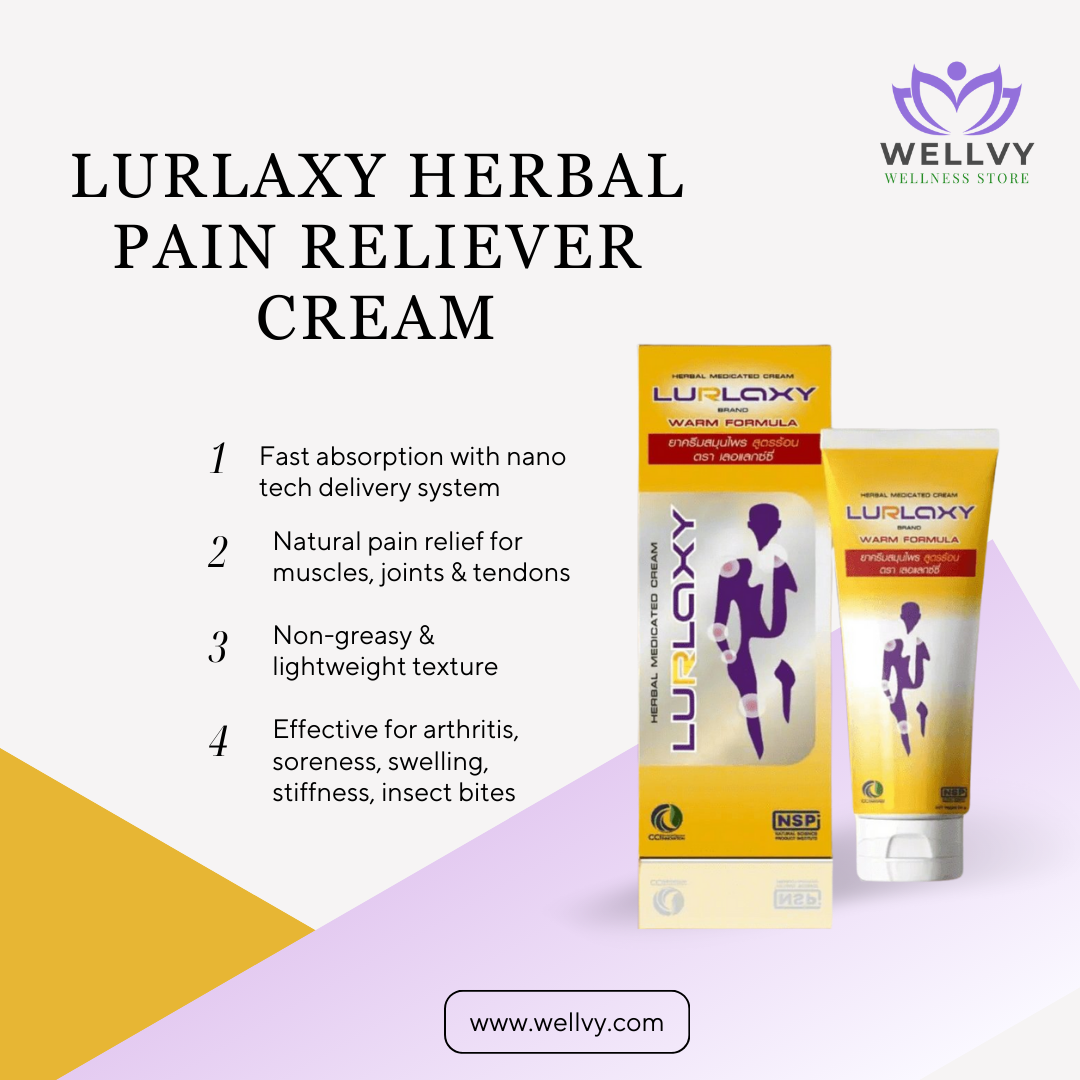 Lurlaxy Herbal Pain Relief Cream – Fast-Acting Nano Formula for Joint & Muscle Pain, 50g
