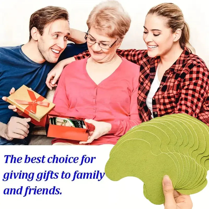 Herbal Heat Therapy Patches for natural pain relief and muscle relaxation – ideal for neck, shoulder, back, and knee pain management