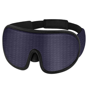 WELLVY 3D Contoured Sleep Mask – 100% Light Blocking, Ultra-Soft, Breathable Eye Mask for Deep Sleep, Travel & Relaxation
