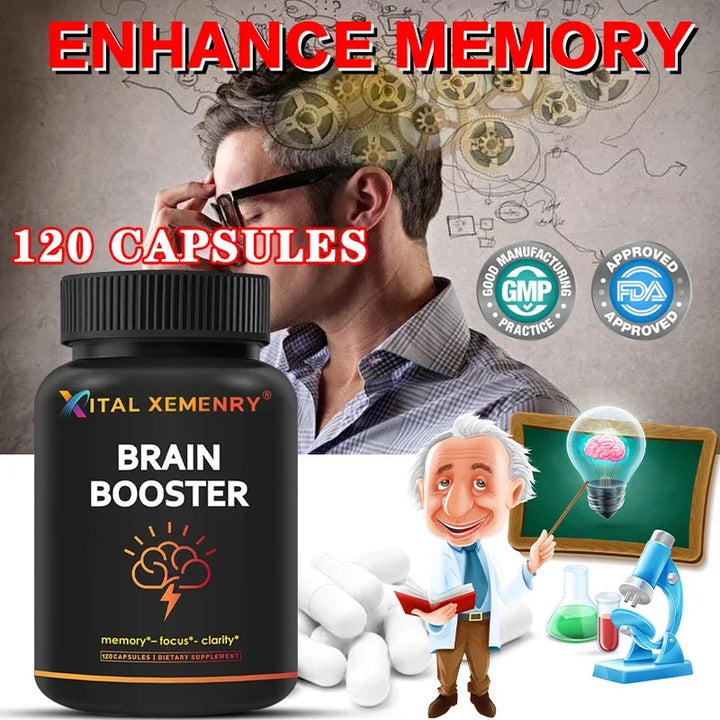 XEMENRY Advanced Nootropic Brain Booster - Premium Cognitive Support Supplement - wellvy wellness store