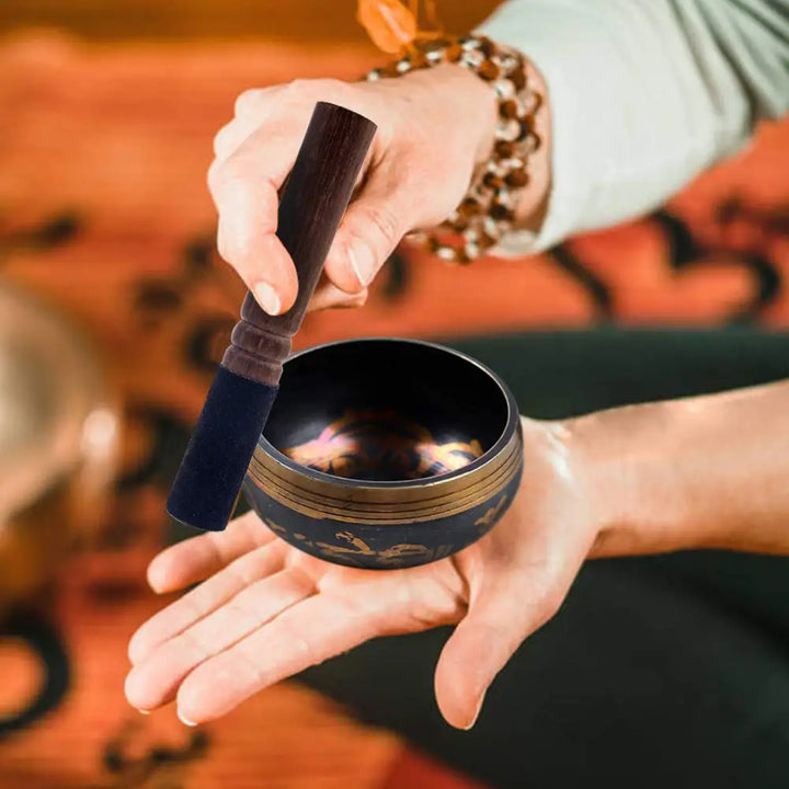 Miwayer Lotus Singing Bowl Set: Ideal for Meditation & Healing - wellvy wellness store