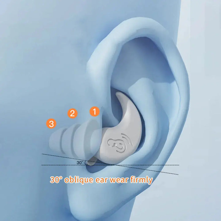 Anti Noise & Swimming Ear Protector Earplugs - wellvy wellness store