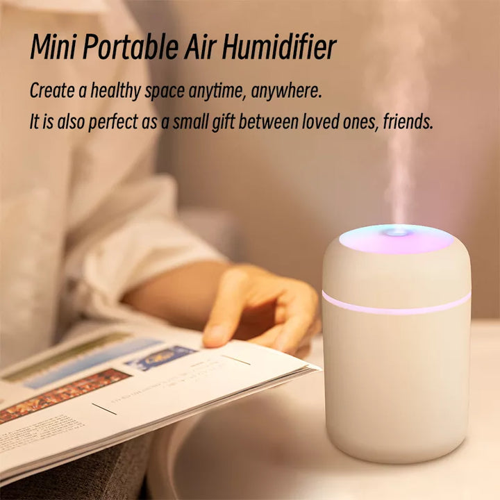 Kinscoter Portable USB Aroma Diffuser - Cool Mist H2O Air Humidifier - wellvy wellness store