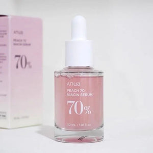 ANUA Peach 70 Niacinamide Serum – Brightening & Hydrating Vegan Face Serum (30ml) | 10% Niacinamide + Vitamin B3 | Korean Skincare for Radiant Skin