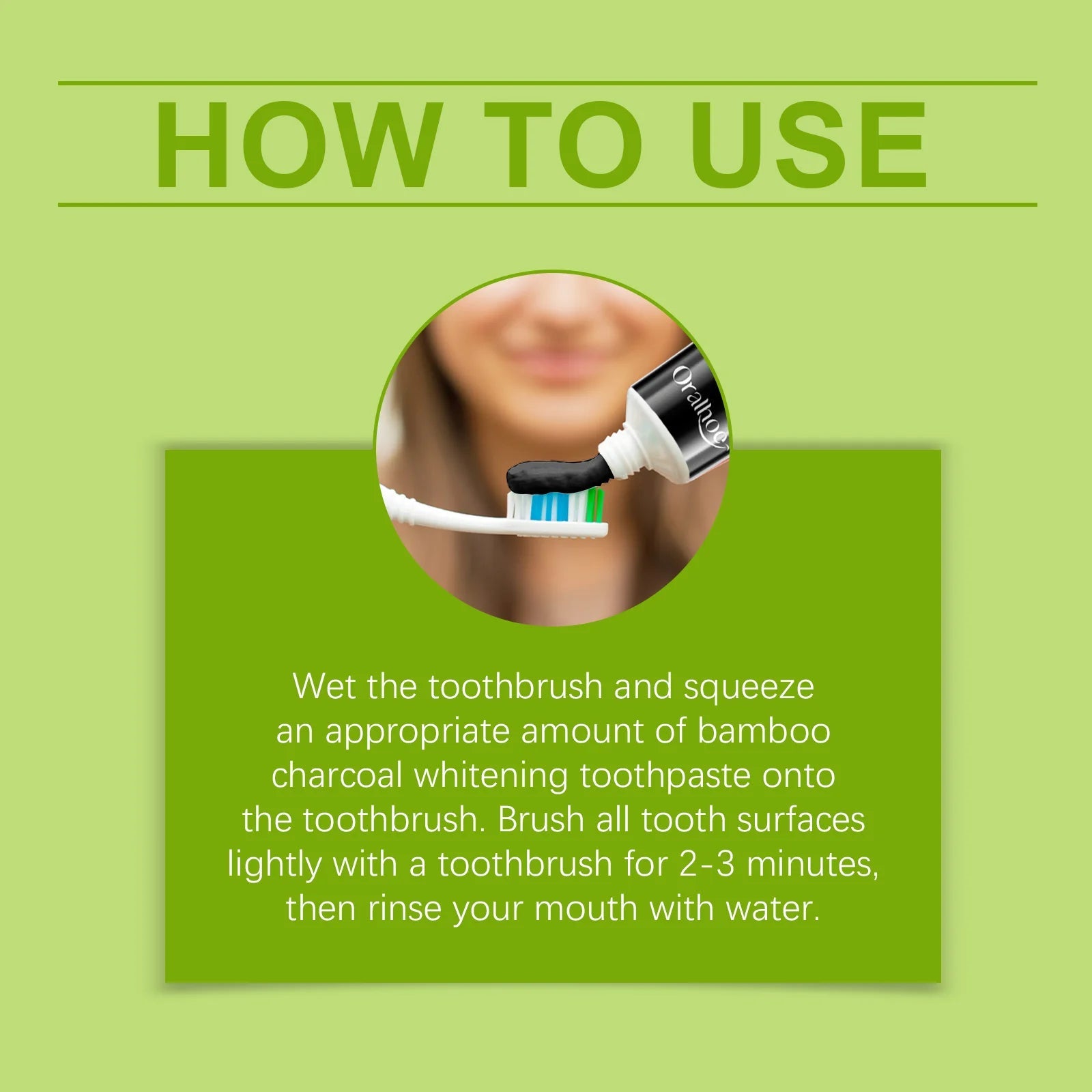 Bamboo Charcoal Toothpaste | Deep Cleansing, Stain Removal & Fresh Breath – 85g