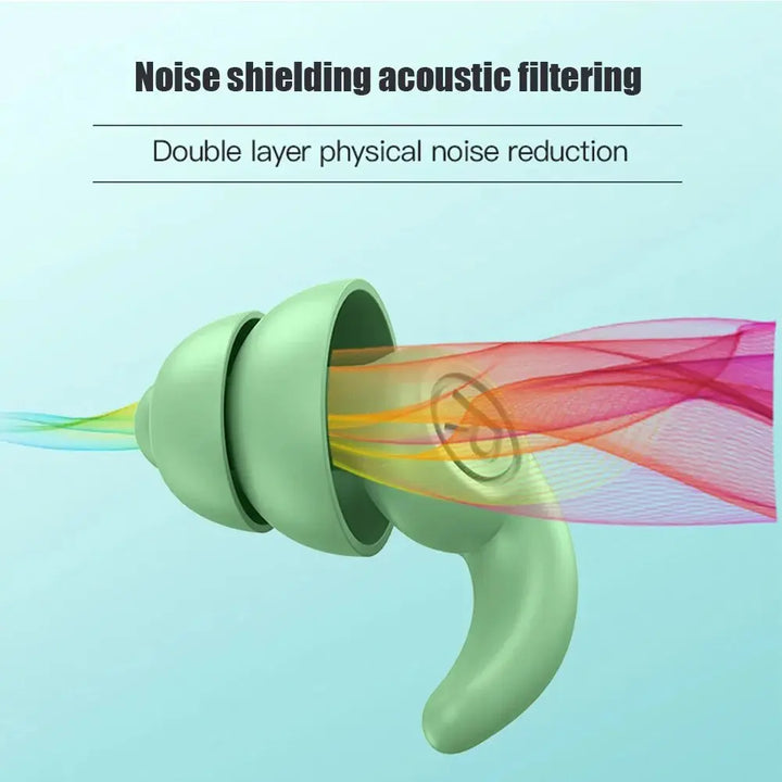 Anti Noise & Swimming Ear Protector Earplugs - wellvy wellness store