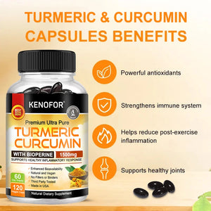 Kenofor Curcumin Antioxidant Capsules - wellvy wellness store