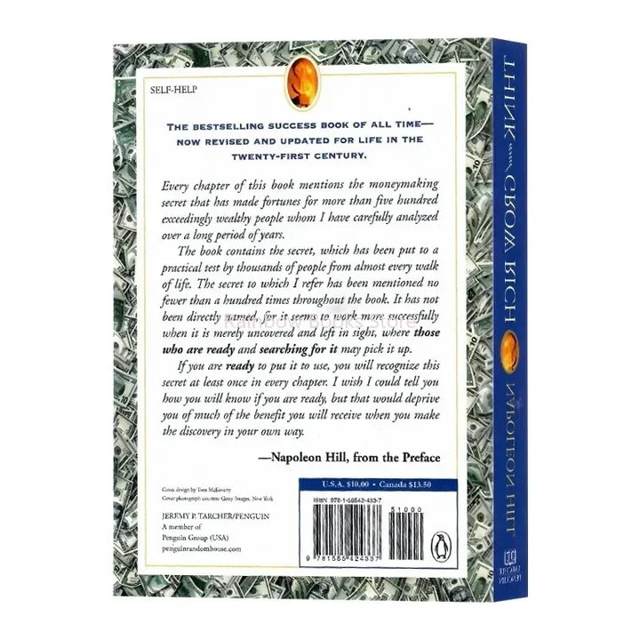 Think and Grow Rich By Napoleon Hill - wellvy wellness store