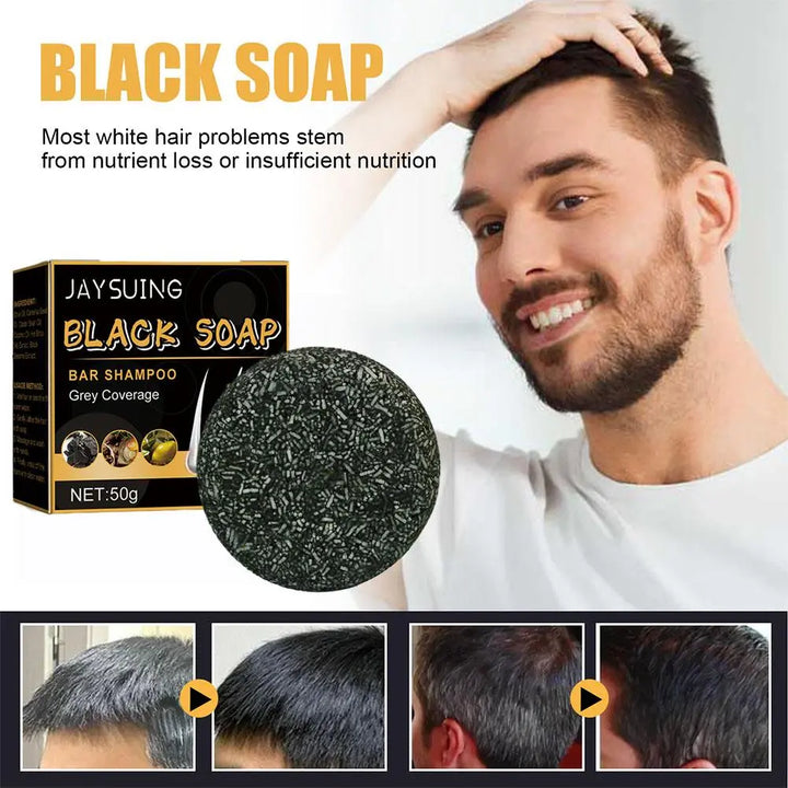 Hair Darkening Shampoo Bar - wellvy wellness store