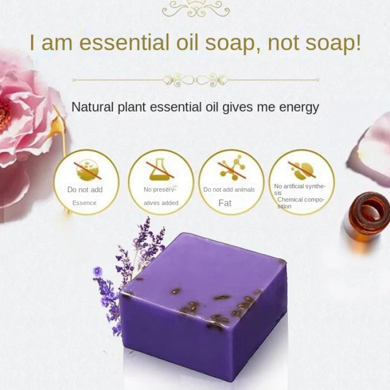 Maruomiki Lavender Anti-Acne Handmade Soap: Skin Cleansing & Oil Control - wellvy wellness store