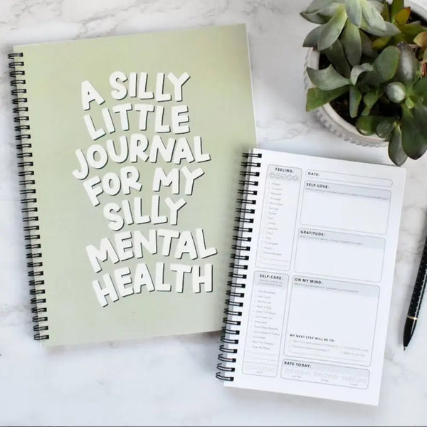 Mental Health & Well-Being Notebook: Office Wall Stationery Organizer