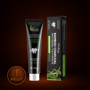 Bamboo Charcoal Toothpaste | Deep Cleansing, Stain Removal & Fresh Breath – 85g wellvy wellness store