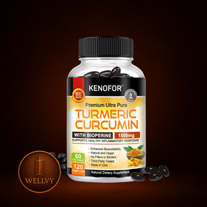 Kenofor Curcumin Antioxidant Capsules – Natural Joint Support & Post-Exercise Recovery wellvy wellness store