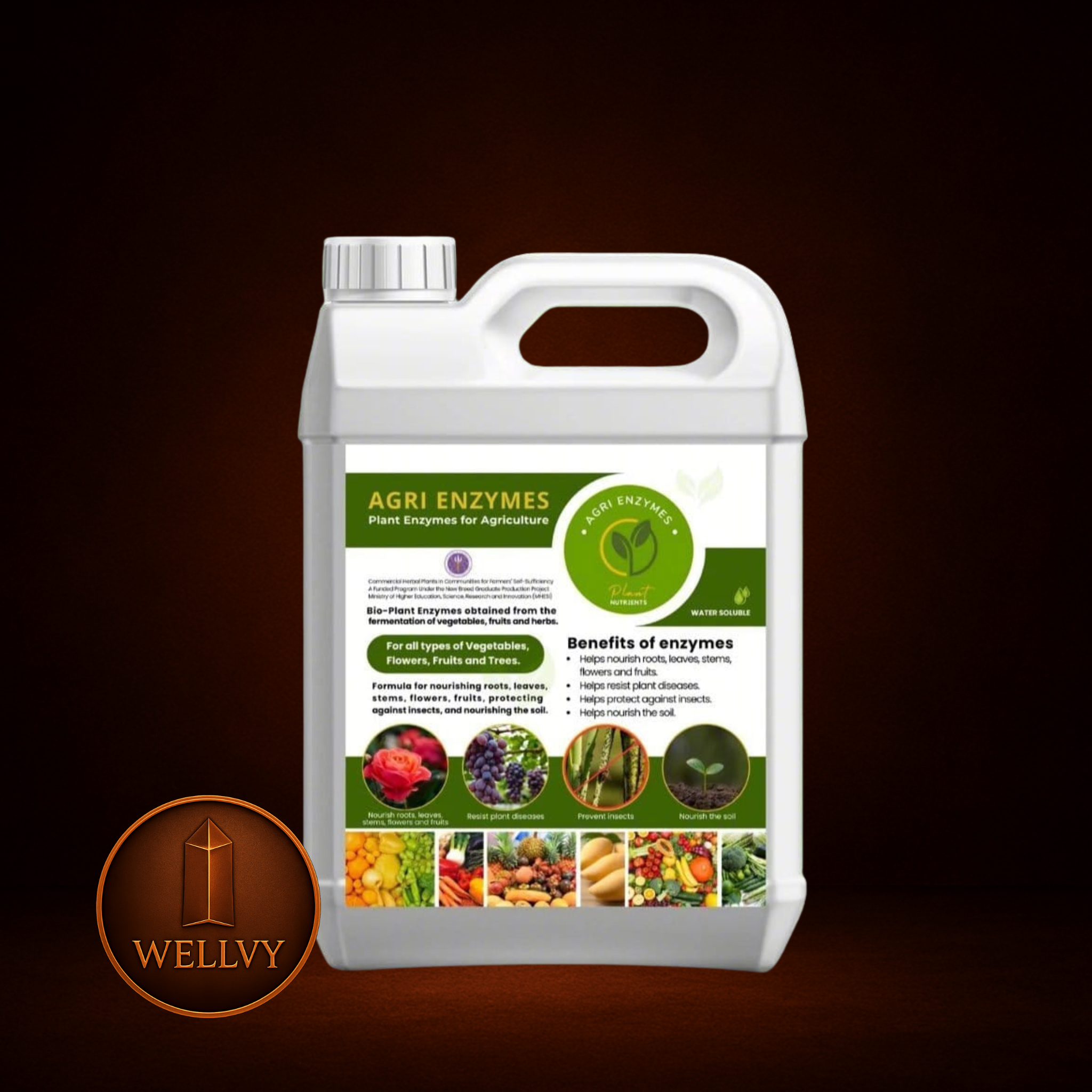AGRI ENZYMES Bio-Plant Enzymes for Agriculture - Nourish & Protect Plants wellvy wellness store
