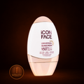 Icon Face universal sunscreen bottle with a dark background