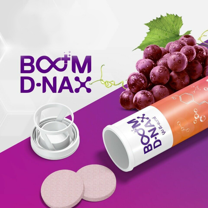 Boom D-NAX: Immune Support and Anti-Aging Multivitamin Effervescent Tablets
