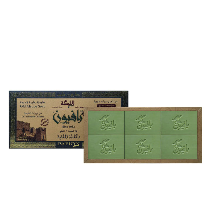 Queen Pafion Aleppo Laurel Soap Set of 6 bars wellvy wellness store