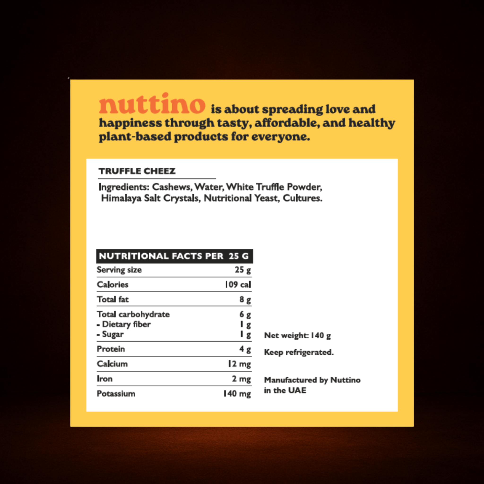 Nuttino Truffle Cheese wellvy store