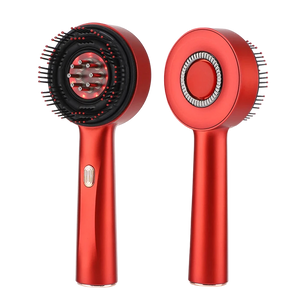 WELLVY Electric Massage Comb with Infrared Light Therapy – Scalp Massager for Hair Growth & Nourishment