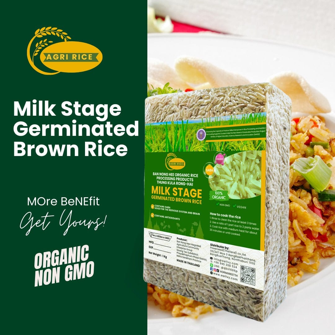 Intergrow Rice Agri Rice Varieties - Germinated, Milk Stage, Sticky Rice RD6 - 1Kg ...