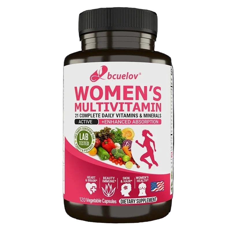 Bcuelov Women's Complete Multivitamin & Mineral Supplement - wellvy wellness store