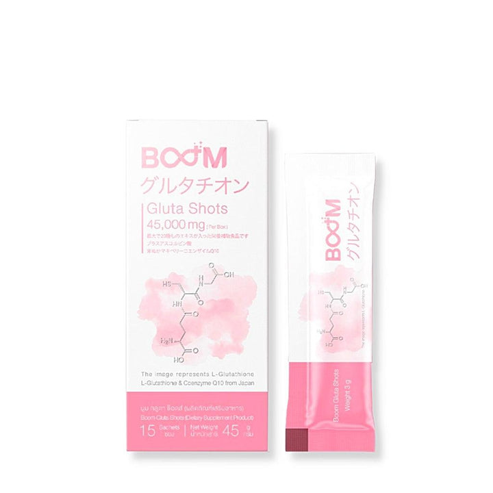 BOOM Gluta Shots Powder, Radiant White Skin - wellvy wellness store