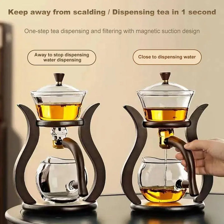 BOZZH Heat-Resistant Glass Tea Set - wellvy wellness store