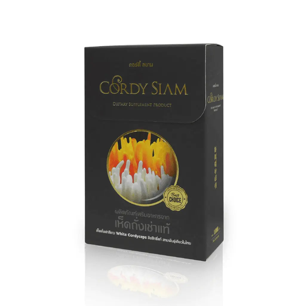 CORDY SIAM, a new formulation of Cordyceps (30 capsules), reduces diabetes, reduces blood pressure, etc. - WELLVY wellness & beauty