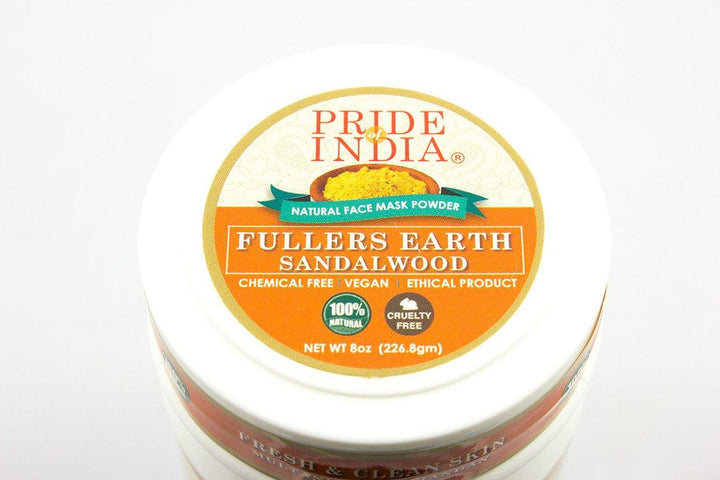 Fuller's Earth Deep Cleansing Clay Powder w/ Sandalwood, Half Pound - wellvy wellness store