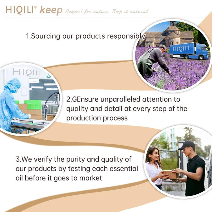 HIQILI Essential Oil Set 6 bottles 10 ml - wellvy wellness store
